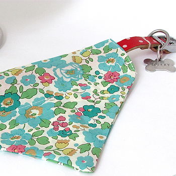 Dog Neckerchief Bandana Liberty Print, 5 of 9
