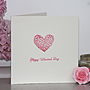 Handmade Hearts Valentine's Day Card, thumbnail 1 of 4