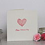Handmade Hearts Valentine's Day Card, thumbnail 2 of 4