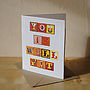 'You Is Well Fit' Greetings Card, thumbnail 2 of 2