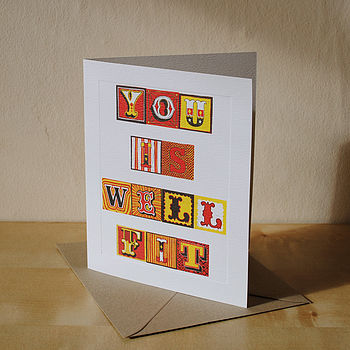 'You Is Well Fit' Greetings Card, 2 of 2