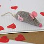 Personalised Heart Catnip Mouse, thumbnail 1 of 3