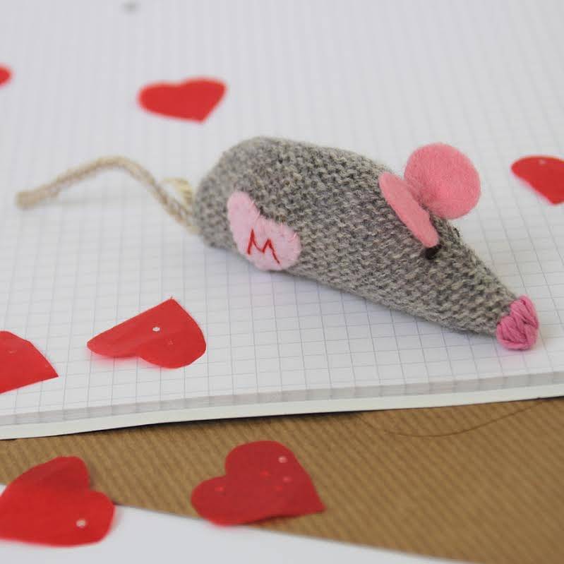 Personalised Heart Catnip Mouse, 1 of 3