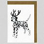 Illustrated Dalmatian Blank Card, thumbnail 3 of 4