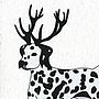 Illustrated Dalmatian Blank Card, thumbnail 4 of 4