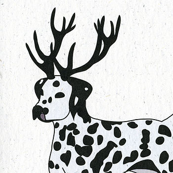 Illustrated Dalmatian Blank Card, 4 of 4