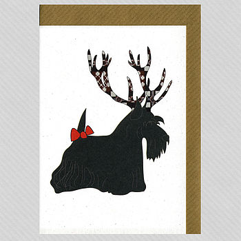 Illustrated Scottie Blank Card, 3 of 4
