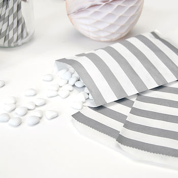 Wide Striped Paper Party Bags, 4 of 12