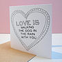 Love Is… Personalised Card, thumbnail 1 of 2