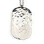 Personalised Silver Hammered Military Tag, thumbnail 1 of 7