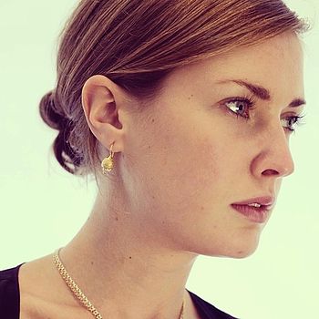 Sienna Earrings Gold, 3 of 4