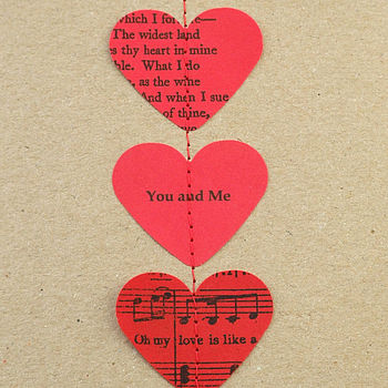 Red Poetry And Music Heart Card, 7 of 7