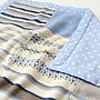 Blue Fairisle Knitted Baby Blanket, thumbnail 3 of 6