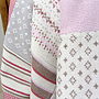 Pink Fairisle Knitted Baby Blanket, thumbnail 1 of 6