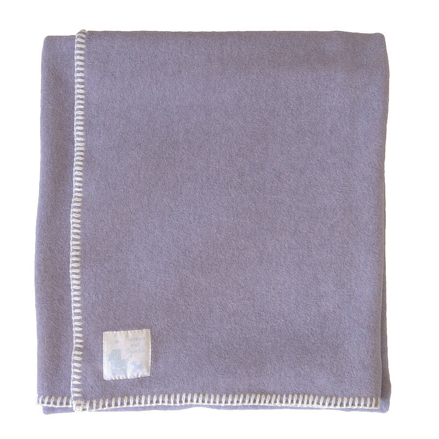 Fleece Cot Blanket By Tuppence and Crumble