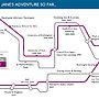 Personalised Couple's Tube Map, thumbnail 4 of 8