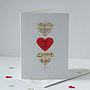 Personalised Love Heart Card, thumbnail 3 of 8