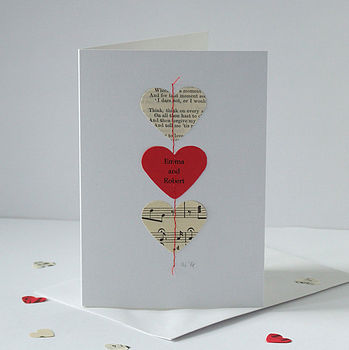 Personalised Love Heart Card, 3 of 8