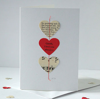 Personalised Love Heart Card, 5 of 8