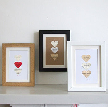 Personalised Love Heart Card, 4 of 8