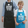 Personalised Mummy/Daddy And Me Apron Set, thumbnail 6 of 9