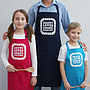 Personalised Love Cooking With Daddy Apron Set, thumbnail 1 of 4