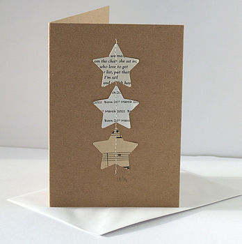 Handmade Personalised Star Card, 3 of 6