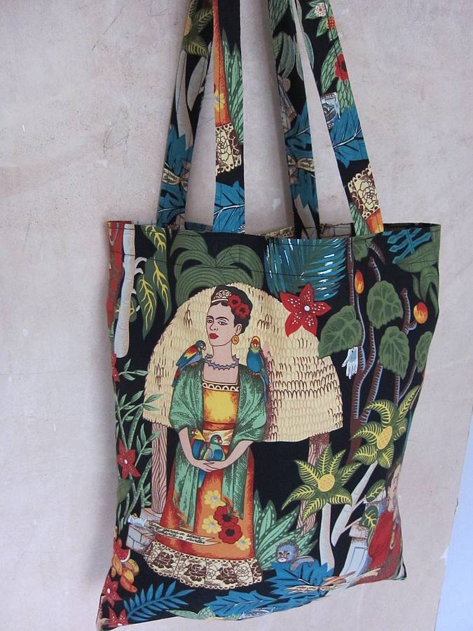 Frida Kahlo Tote Bag By Twentysevenpalms Notonthehighstreet Frida Kahlo Tote Bag