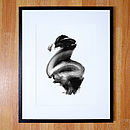 black and white abstract art print by paul maguire art ...