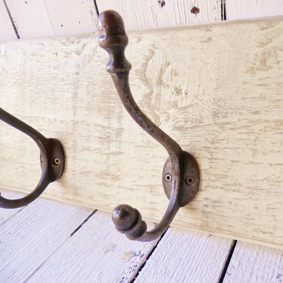 reclaimed wood coat hook board by potting shed designs ...