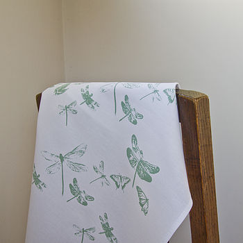 Dragonflies And Butterflies Tea Towel, 2 of 6