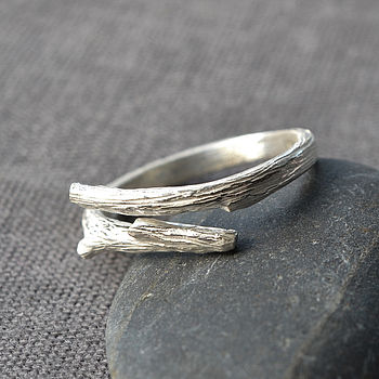 Sterling Silver Twig Ring, 4 of 5