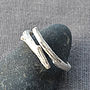 Sterling Silver Twig Ring, thumbnail 3 of 5