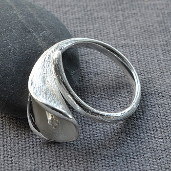 Sterling Silver Calla Lily Ring, 3 of 8