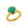 Behrianna Cocktail Ring Chrysoprase Gold, thumbnail 1 of 2