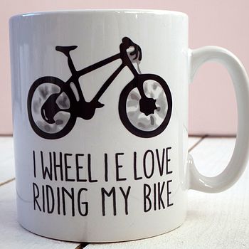 'I Wheelie Love Riding My Bike' Mug, 2 of 3