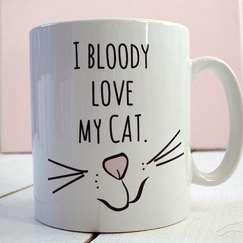 I Bloody Love My Cat Cat Lady Mug, 3 of 3