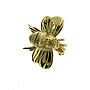 Gold Vermeil Bumble Bee Brooch, thumbnail 2 of 7