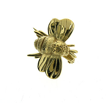 Gold Vermeil Bumble Bee Brooch, 2 of 7