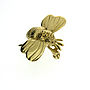 Gold Vermeil Bumble Bee Brooch, thumbnail 4 of 7