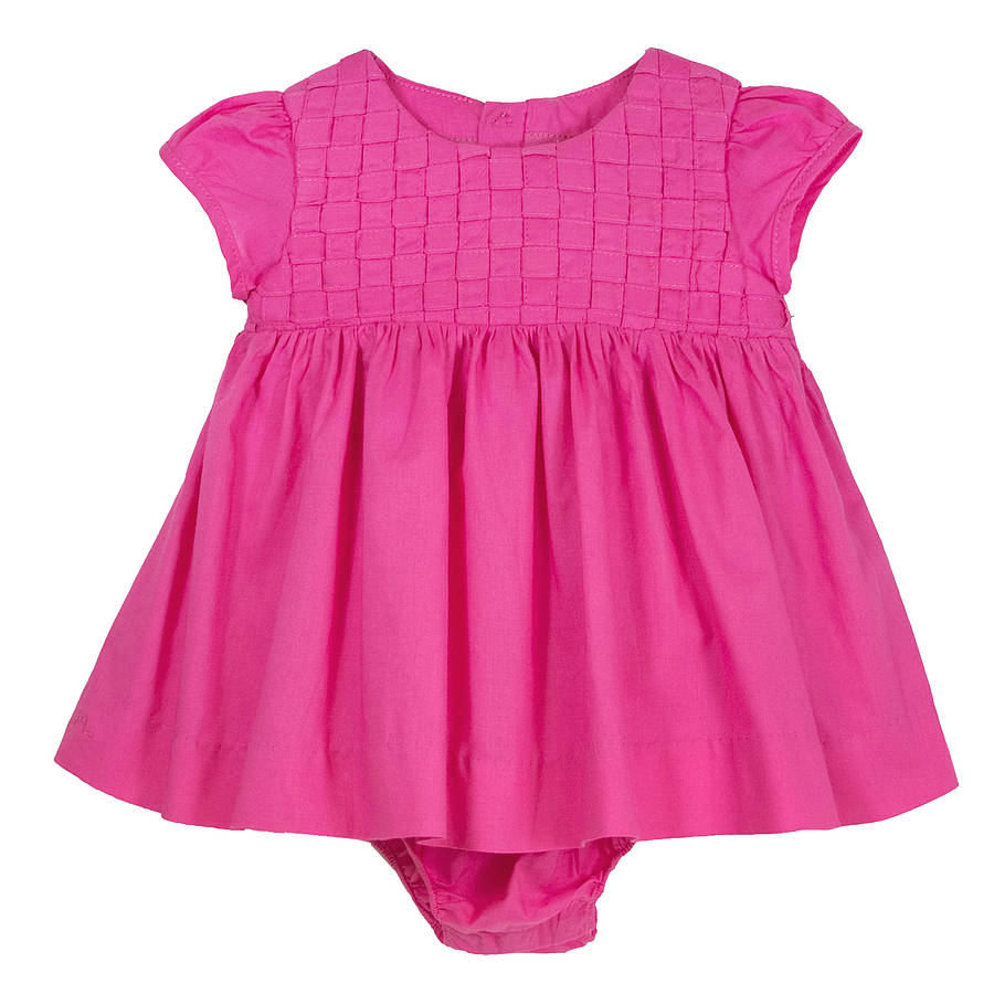 Baby Girl Hand Smocked Romper Dress By Chateau de Sable ...