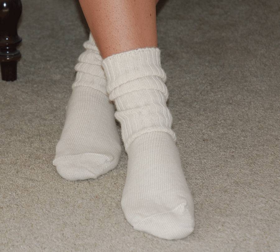 non elastaine bed socks by perilla | notonthehighstreet.com