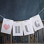 Post A Hug Letterpress Love Letter Keepsake Card, thumbnail 3 of 6