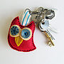 Handmade Owl Key Ring, thumbnail 4 of 10