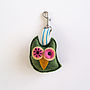 Handmade Owl Key Ring, thumbnail 7 of 10