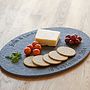 Personalised Slate British Oval Cheese Board, thumbnail 2 of 3