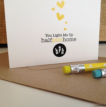 'You Light Me Up' Anniversary And Valentines Card, 2 of 3