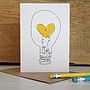 'You Light Me Up' Anniversary And Valentines Card, thumbnail 1 of 3