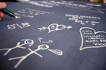 Personalised Chalkboard Party Backdrop, 4 of 5