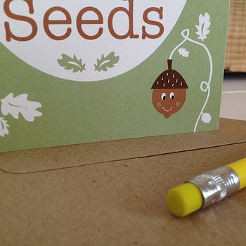 Tall Trees And Small Seeds, New Baby Card, 2 of 3